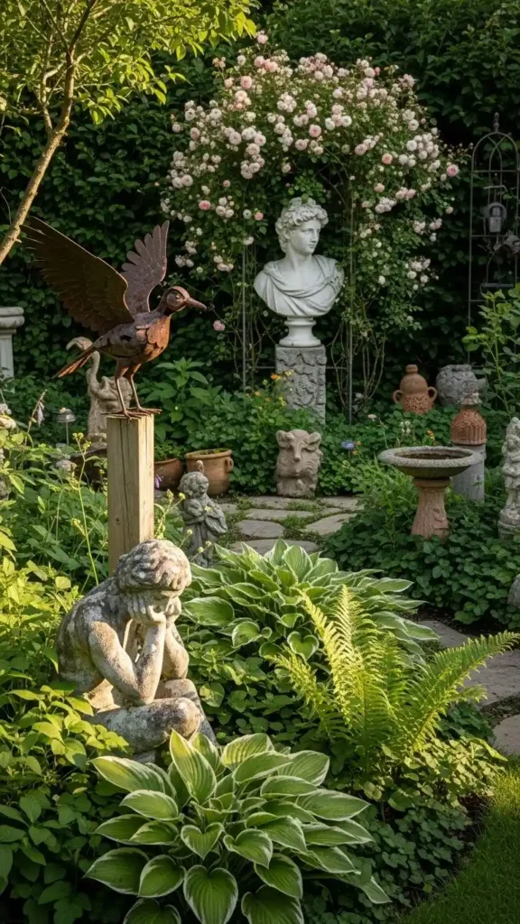 garden-statues-and-sculptures-for-visual-interest