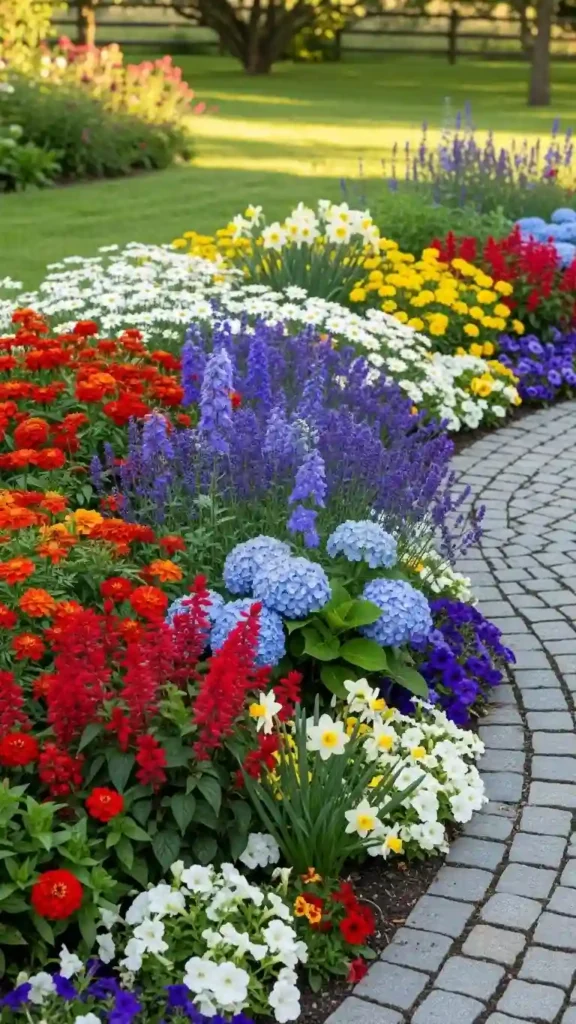 color-themed-flower-beds