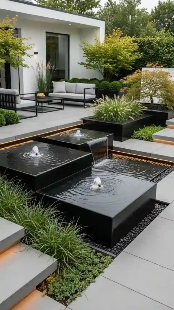 contemporary-water-feature-garden-designs