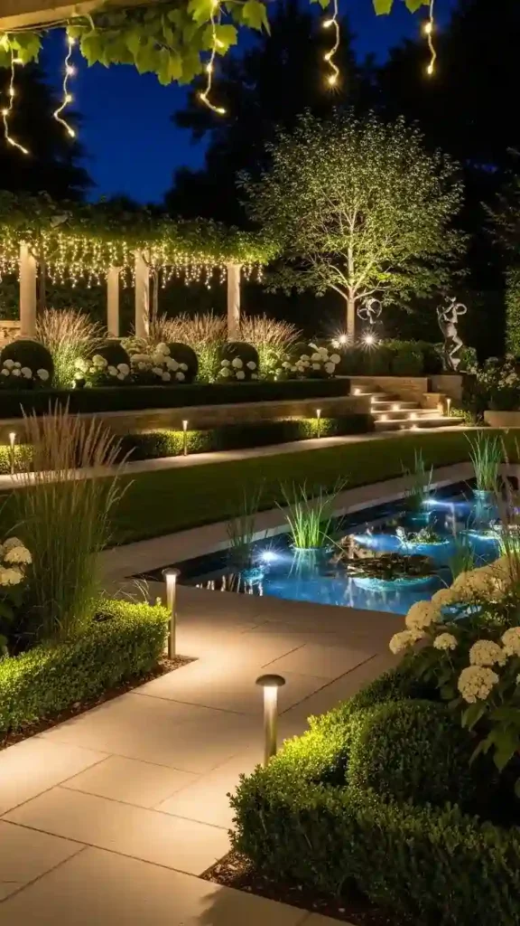 luxury-garden-lighting-and-nighttime-ambiance