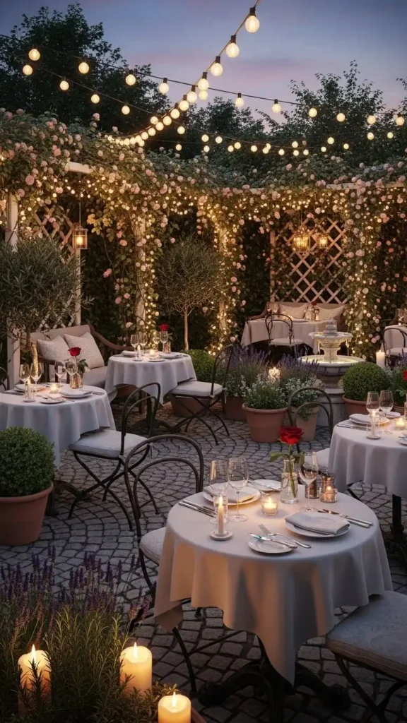 Romantic-Cafe-Garden-with-Soft-Lighting