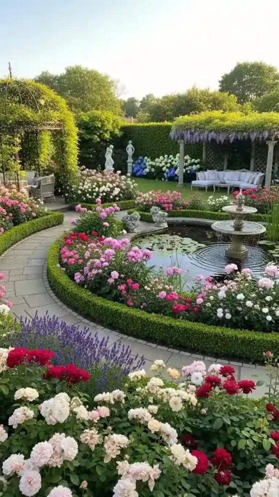 romantic-flower-filled-luxury-garden-ideas