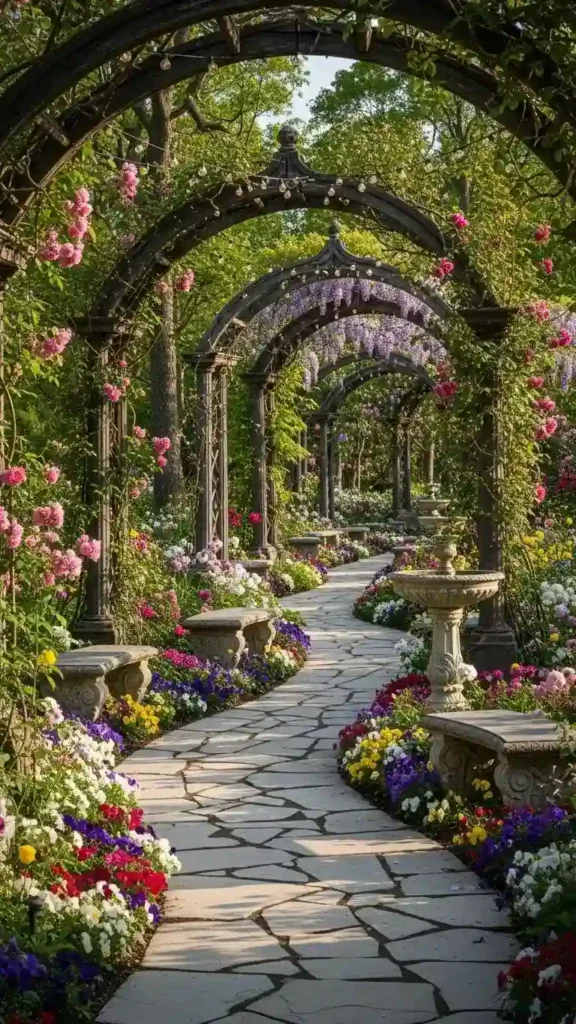 flower-filled-garden-walkway