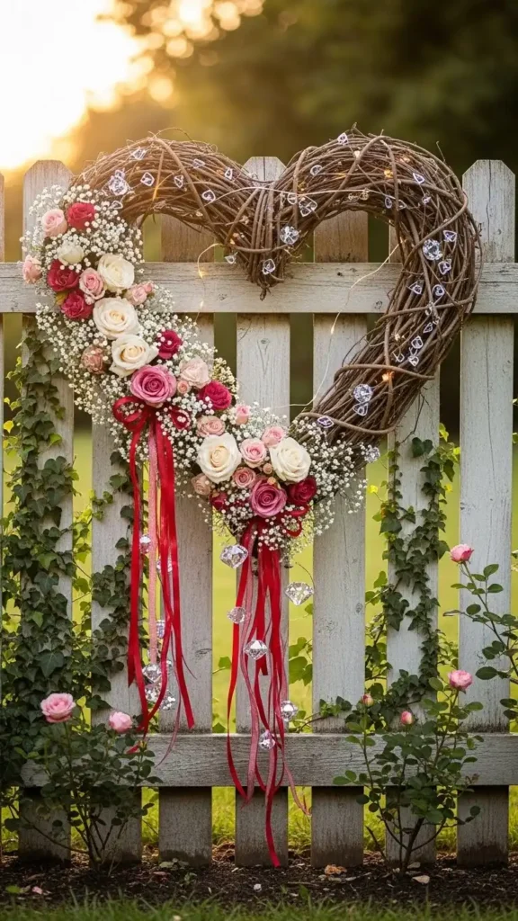 garden-fence-heart-wreath