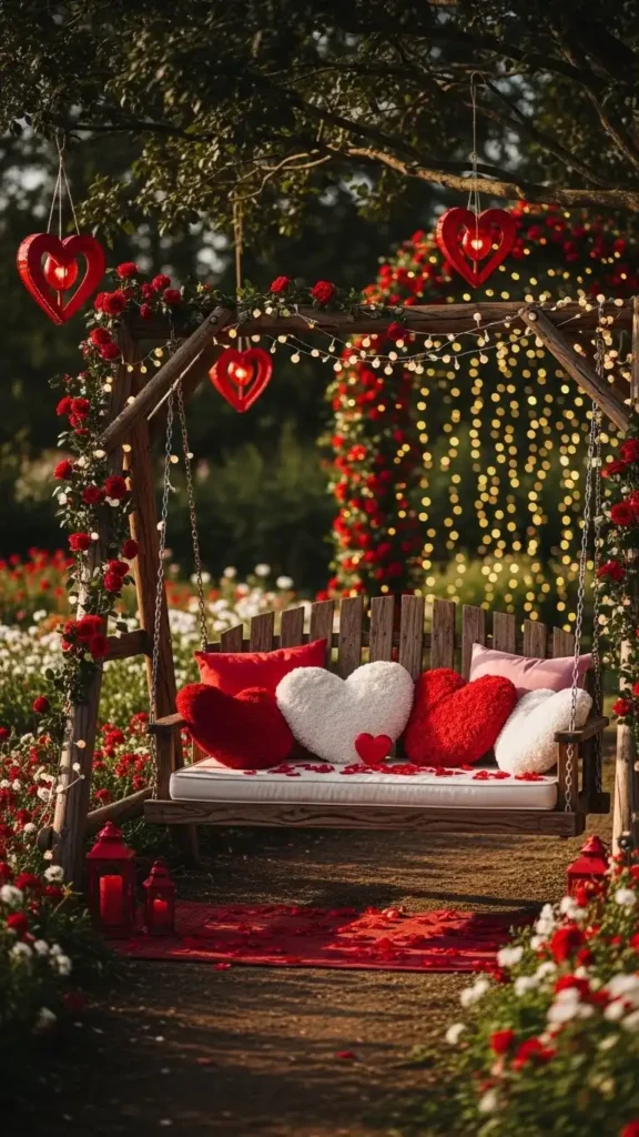 garden-swing-with-valentine-cushions