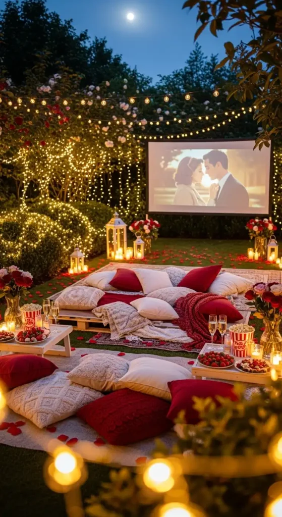 outdoor-movie-night-setup