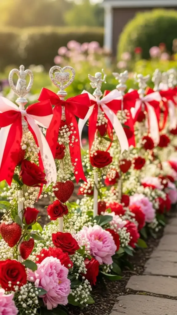 ribbon-tied-stakes-border
