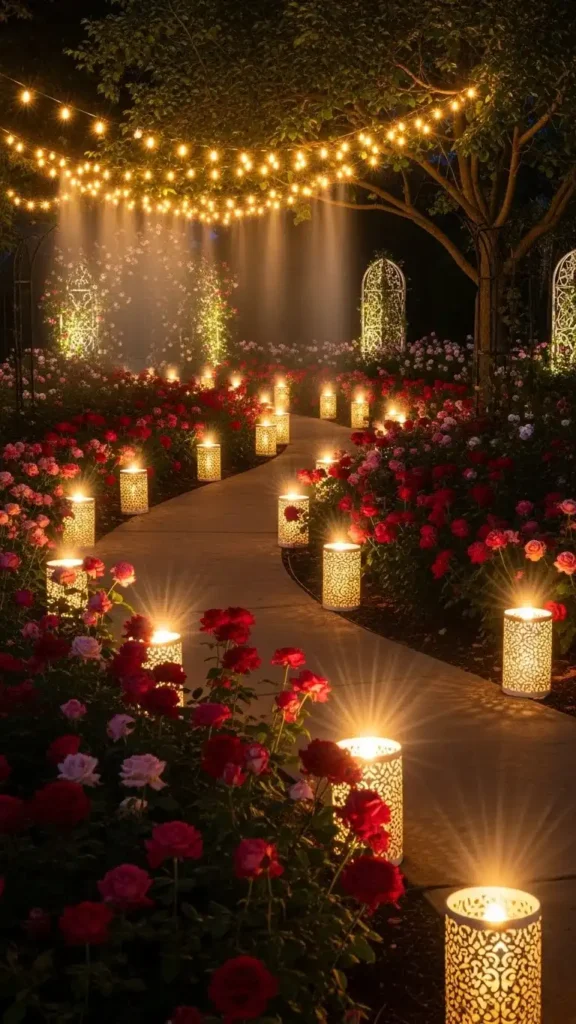 romantic-candle-pathway