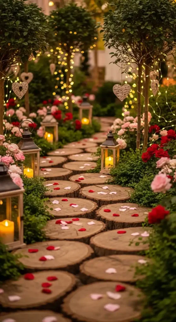rustic-wood-slice-pathway