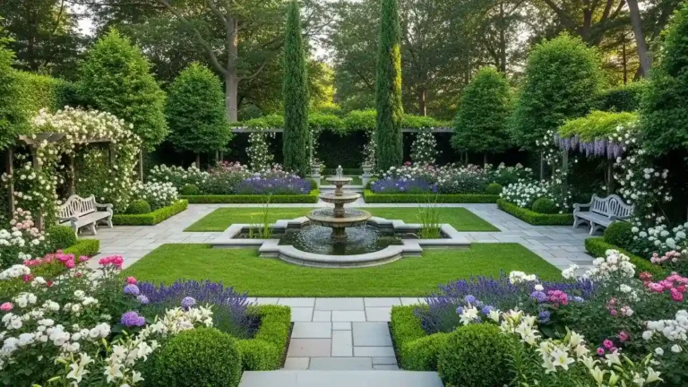 romantic-flower-filled-luxury-garden-ideas