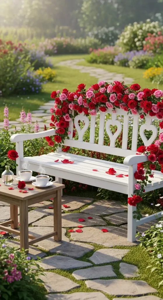 classic-garden-bench-with-floral-accents