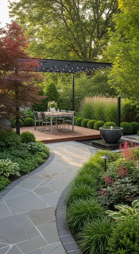 curved-pathway-leading-to-a-private-dining-deck