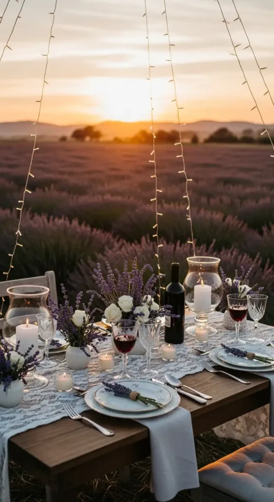 lavender-field-dinner-setting