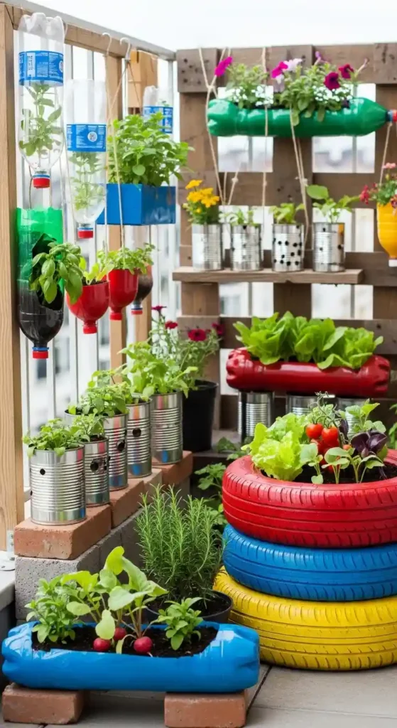 recycled-container-gardening