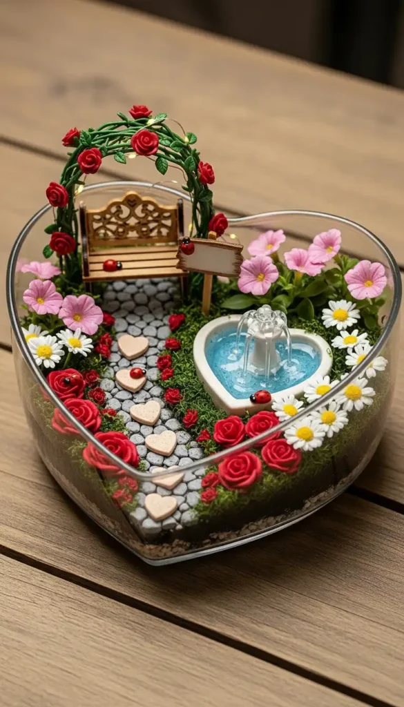 valentine-themed-miniature-garden