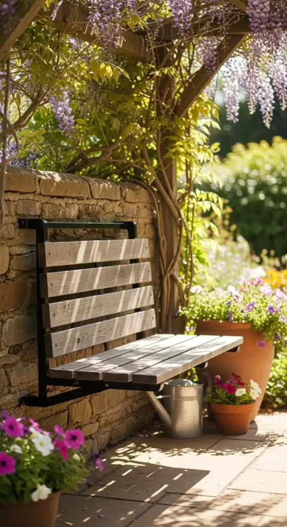 wall-mounted-foldable-benches