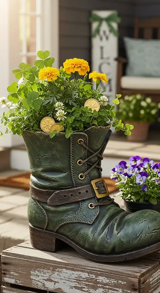 leprechaun-boot-planters