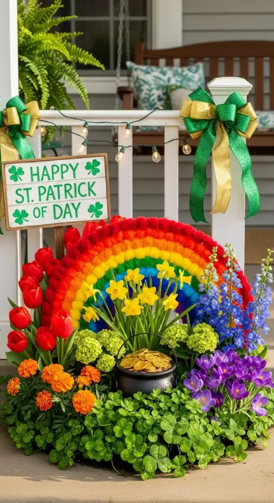 rainbow-flower-bed