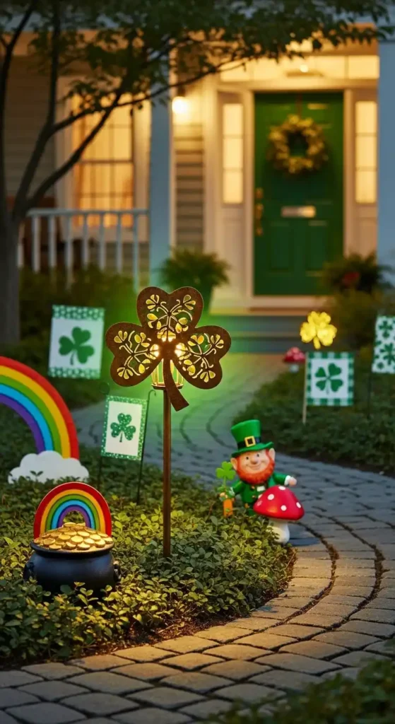 shamrock-pathway-lights
