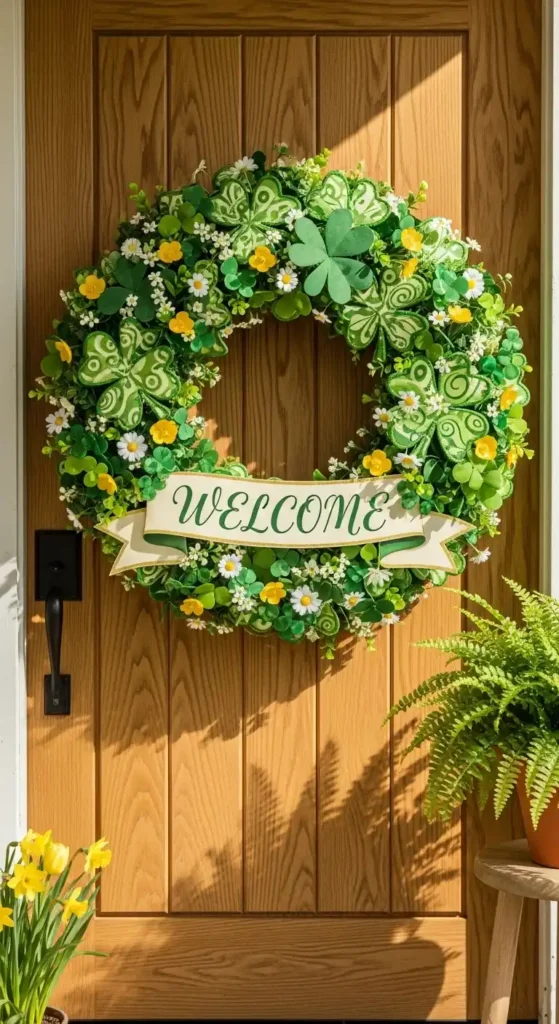 shamrock-welcome-wreath