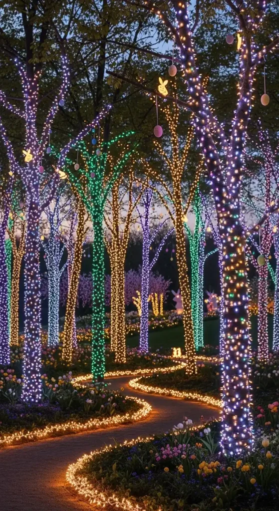 fairy-light-trees