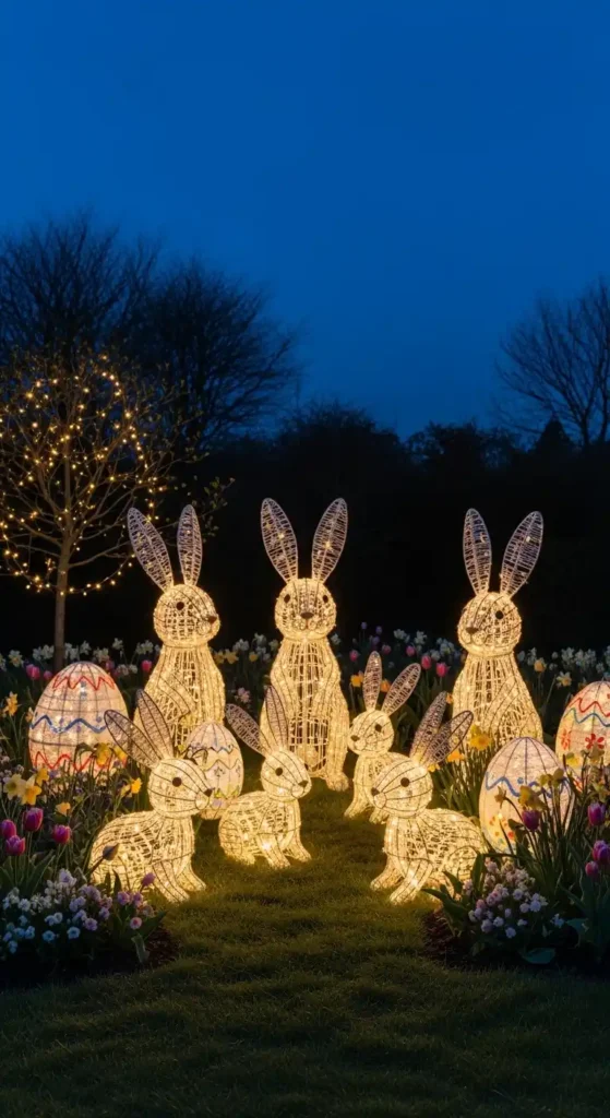 illuminated-easter-bunny-figures