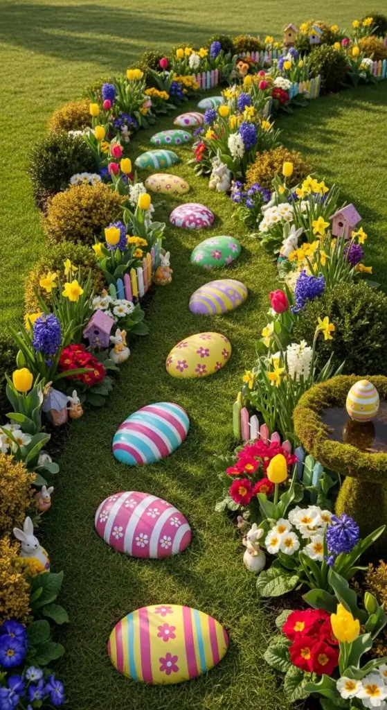 painted-egg-path-stones